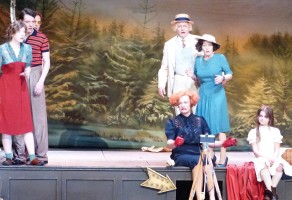 Prospekt auf der Bühne