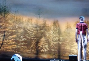 Prospekt auf der Bühne